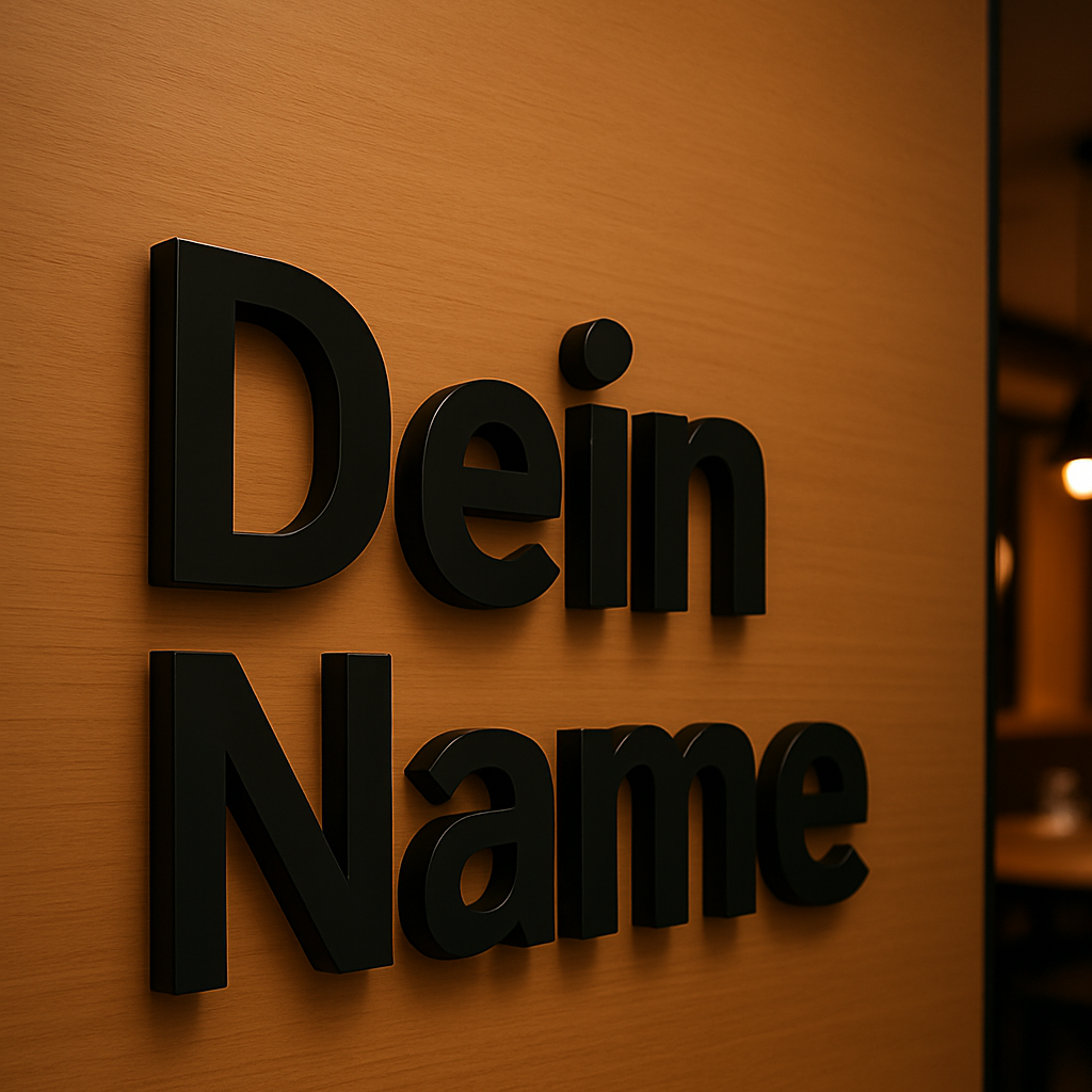 Acryl-Buchstaben Acrylbuchstaben Kassel